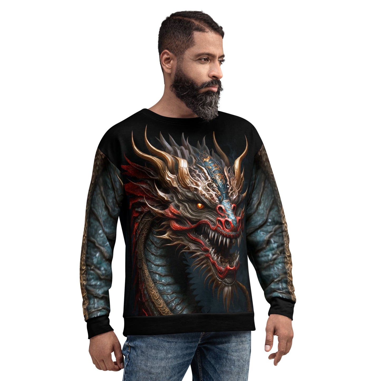 Chinese Dragon Unisex Sweatshirt - XS - Sweatshirt